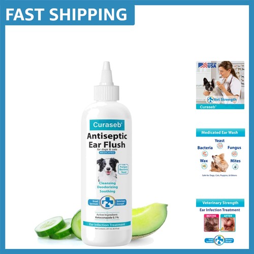 Curaseb 8oz ear cleaner - ear,