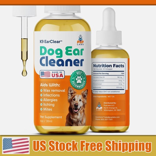 Pup labs ear clear - clear, dog