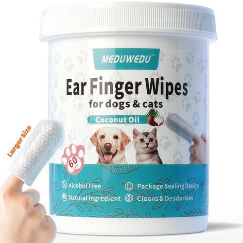 Wider ear cleaner finger wipes - ear,