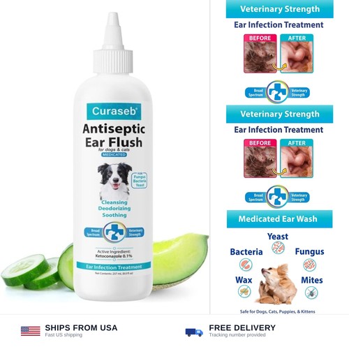 Antiseptic ear flush - antiseptic, for