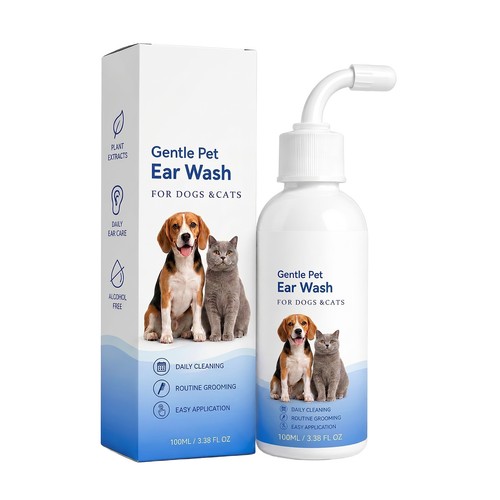 Pet ear rinse - rinse,foaming,