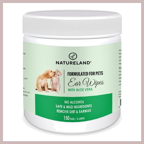Dog cat ear wipes - dog,