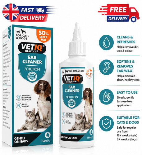 Vetiq ear cleaner - vetiq,