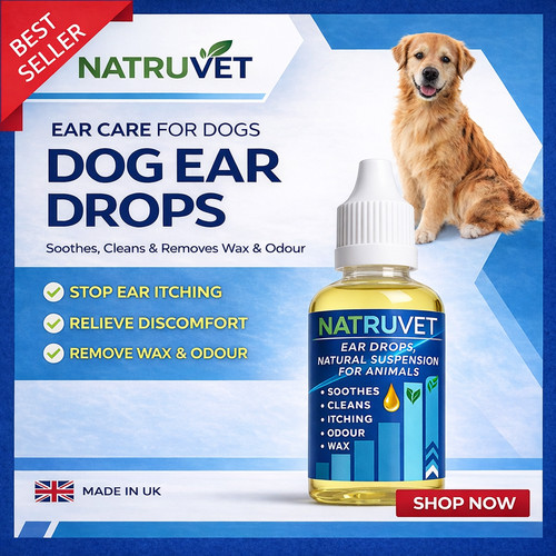 Dog ear cleaner natruvet - dog,