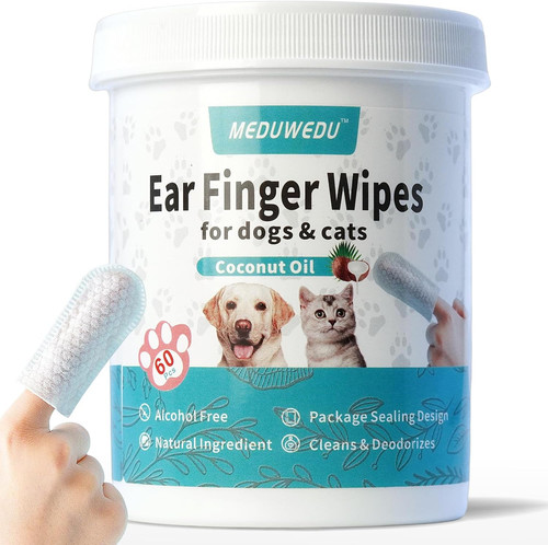 Ear cleaner finger - wipes, 60