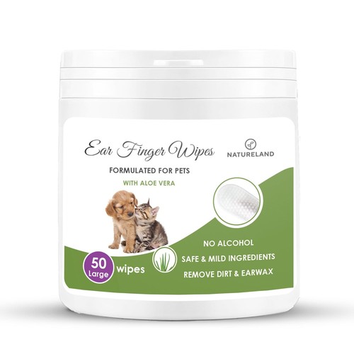 Dog and cat ear - and, wipes