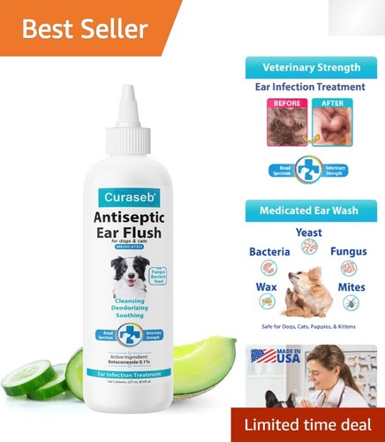 8oz curaseb ear cleaner for - 8oz,