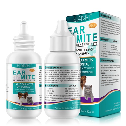 Dog ear cleaner drops - dog,