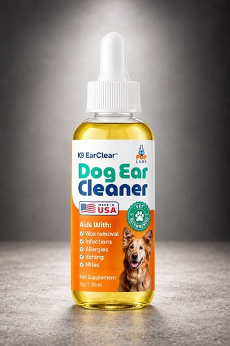 Pup labs ear - ear, clear,